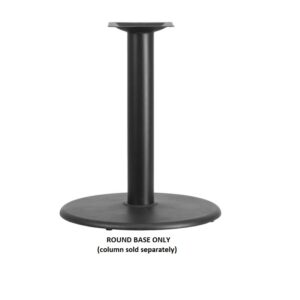Flash Furniture, XU-TR18-BASE-GG, Round Base