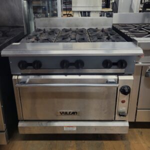 USED-Vulcan 6 Burner Range