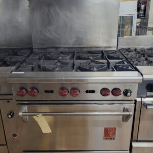USED-Wolf Range with Back Riser